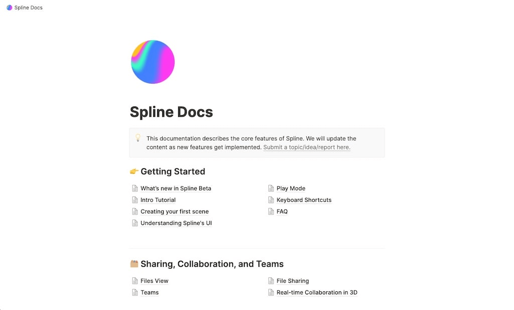 Spline Design Docs