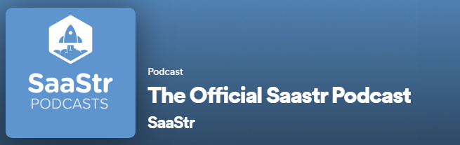 Saastr 2nd best saas podcast