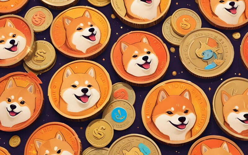 Multiple Shiba Inu and Doge Memecoins