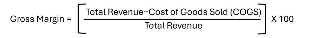 Gross Margin Formula