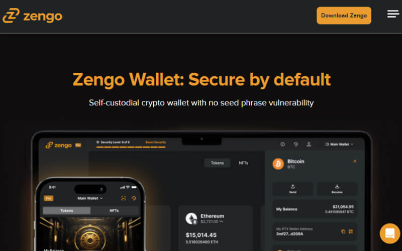 ZenGo Wallet Hot Crypto Wallet