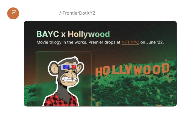 BAYC x Hollywood