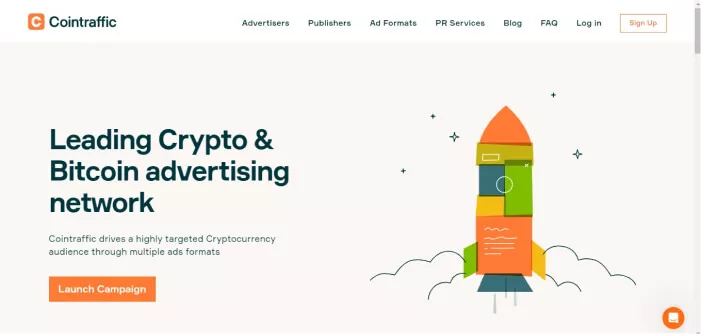 crypto advertising network