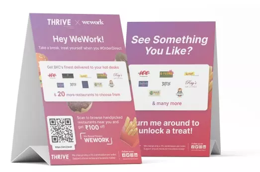 Thrive event marketing mockup